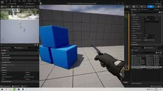 Unreal Engine: Make a shooter game with RPG elements (Part 5: Pick Up weapons and change animations)