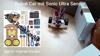 Smart Robot Car Set mit Ultra Sonic Sensor HC-SR04