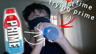 first time trying the ksi PRIME drink ever