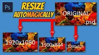 PHOTOSHOP - Automatically Export Multiple Versions of a Single File