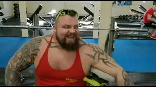 Eddie Hall smashed Skierg World Record