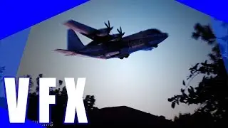 Blender - Camera Track Plane Fly-by - VFX