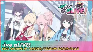 [Blue Archive JP] -ive aLIVE! Kazusa (Band) and Yoshimi (Band) Gacha Pulls