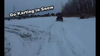 Go Karting In The Snow