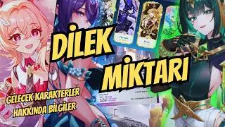 6.5 Dilek Miktarı ve Bannerlardan Hangisi Mantıklı I 6.5 Yaması Genshin Impact I Türkçe