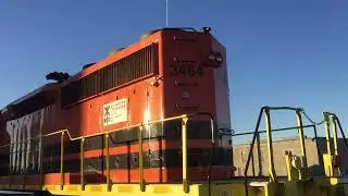 RCP&E 3464 Idling - EMD SD40-2 w/ 16-645E3 (10-25-22)