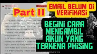 Email Belum Di Verifikasi Begini Cara mengembalikan akun PB Zepetto Terkena Phising PART 2