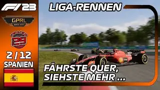 Fährste quer, siehste mehr... | GPRL Split 1 @Spanien | Rennen 2/12 | F1 23 Gameplay [DE]