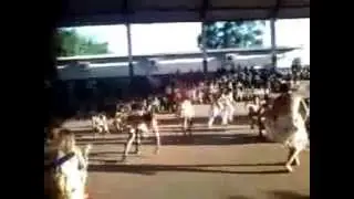BELA APRESENTAÇÃO DE CAPOEIRA NO DIA DO ÍNDIO NA ALDEIA SASSORO DO PROJETO GINGA PORÃ TACURU - MS