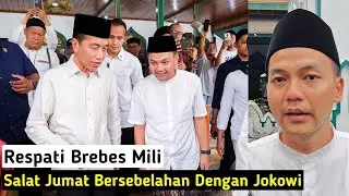 Respati Tak Bisa Tahan Tangis, Salat Jumat Bareng Jokowi