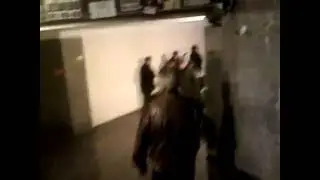 В подземном переходе у метро "Балтийская" играют неплохие музыканты