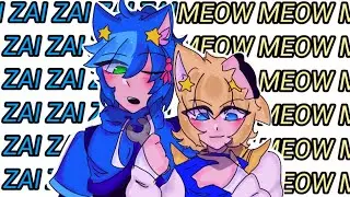 Zai Zai & Meow Meow //Sonic&Tails//Gacha Club Trend meme//STH/Sonic the hedgehog// AU//