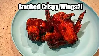 Crispy Pellet Smoker Chicken Wings #unclestevesshake