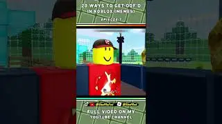 #shorts || 20 WAYS TO GET OOF'D IN ROBLOX V7 (MEMES)