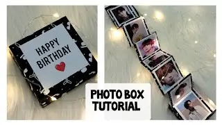 Photo gift box tutorial Kotak foto diy