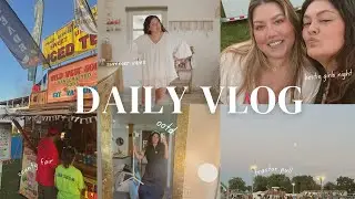 a very midwest vlog🍒🎪| summer days + county fair