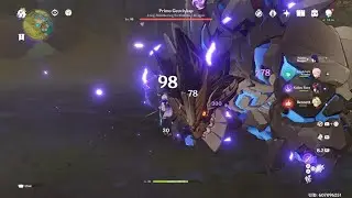 Genshin Impact Raiden c2 + kazuha v1