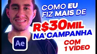 +DE 30 MIL na Campanha Eleitoral com APENAS UM VÍDEO! After Effects.