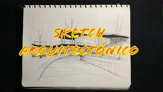 Croquis arquitectónico a mano alzada | SketchArq