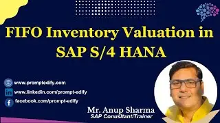 What is the FIFO Inventory Valuation process in SAP S4 HANA