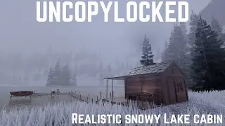 ROBLOX REALISTIC SNOWY LAKE CABIN MAP UNCOPYLOCKED