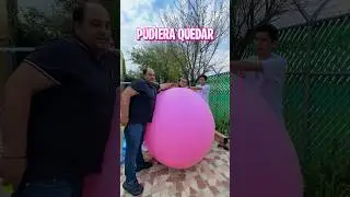 Me metí dentro de globo gigante con 250k Orbeez🤯😰😱😵‍💫