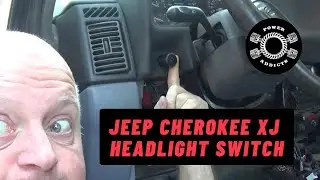 How to remove a Jeep Cherokee XJ Headlight switch 