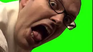 Angry Video Game Nerd Greenscreen - ASS! Jumpscare