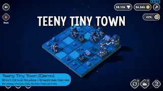 Teeny Tiny Town: Building a Metropolis from Scratch! (Demo Gameplay)
