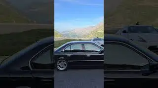 BMW 7 in the Swiss Alps #short #shorts #youtubeshorts