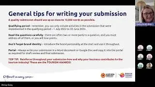 Brolga Awards Webinar - Entrants guide question by question