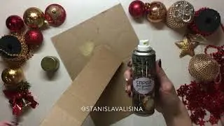 Новогодняя поделка ёлка из игрушек!