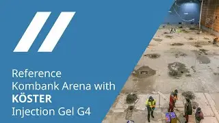 Waterproofing through gel injection, Kombank Arena, Serbia