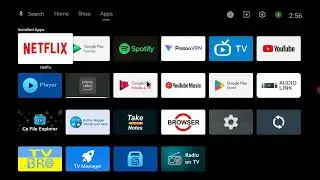the first screen recording of my android tv