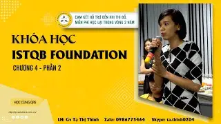 GV Tạ Thị Thinh chuyên đào tạo và tổ chức thi ISTQB foundation và advance level ở 3 miền HN, DN, HCM