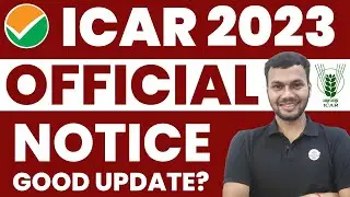 ICAR 2023 Official Notice🔥 | ICAR 2023 Latest Update | ICAR 2023 Official Syllabus | ICAR exam 2023