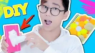 DIY АНТИСТРЕСС КАНЦЕЛЯРИЯ! СКВИШИ и МЯГКИЕ блокноты!  СНОВА В ШКОЛУ! Декс Ким
