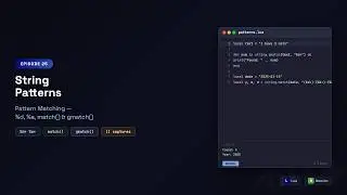 Lua with Neowin: String Patterns — %a %d %s %w, Quantifiers, match & gmatch | Episode 25