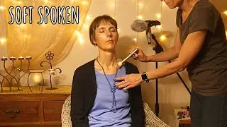 Soft Spoken ASMR hair adjustment and trying on sun glasses