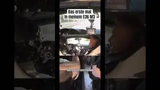Ein Freund das erste mal in meinem E36 M3 auf der Nordschleife #nürburgring #tracktool #racecar #e36