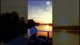 Катер Крым#водомёт#Закат#Река#Штиль#Тайга# shots# reels