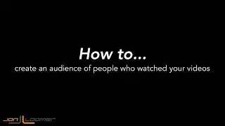 How to Create Facebook Video View Custom Audiences (Quick, Silent Tutorial)