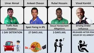 Famous Cricketers of the world who have gone to jail.