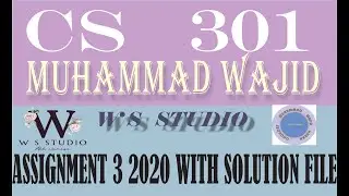 cs301 assignment 3 solution ~ cs 301 assignment 3 solution with file