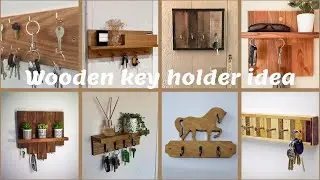 Wooden key holder ideas. Key holder for wall. Home decoration | DIY projects