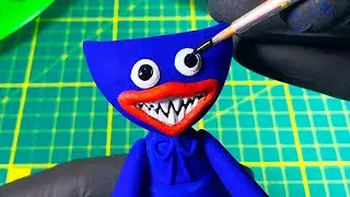 Making Huggy Wuggy Sculpture Timelapse Poppy Playtime - FNF