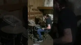 Found this old drum set in a creepy basement…