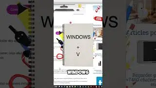 Copier coller plusieurs liens textes dans le presse papier windows 11 - vidéo portrait ST