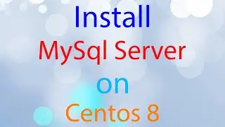 Centos 8 - install mysql