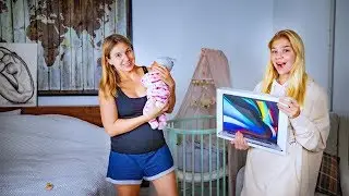 МАМА РОДИЛА!!  ДАРЮ ЕЙ САМЫЙ НОВЫЙ MacBook Pro 16 дюймов